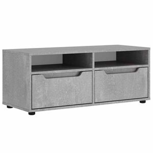 vidaXL TV Cabinet VISNES Concrete Grey 100x40x38 cm Engineered Wood