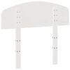 vidaXL Headboard White 90 cm Solid Wood Pine