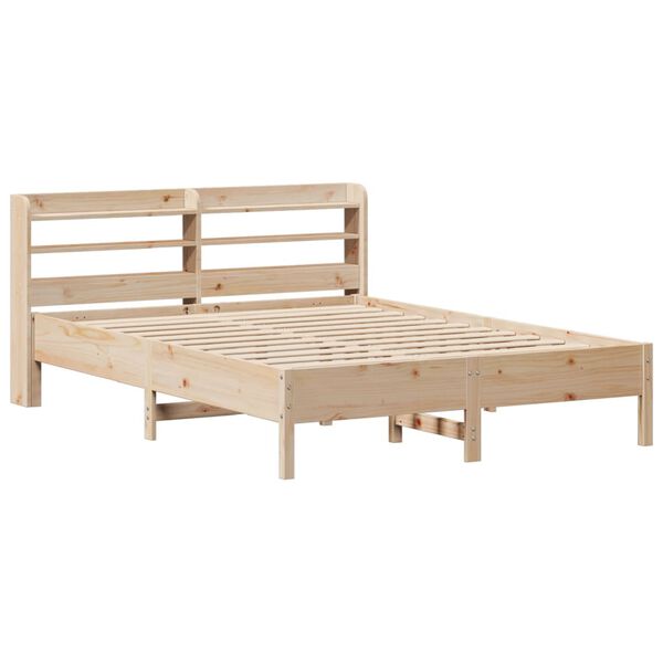 vidaXL Bed Frame without Mattress 160x200 cm Solid Wood Pine