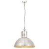 vidaXL Hanging Lamp 25 W Silver Round 48 cm E27