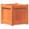 vidaXL Garden Planter Wax Brown 40x40x40 cm Solid Wood Pine