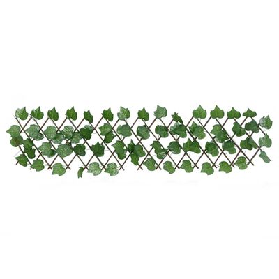 vidaXL Artificial Grape Leaf Trellis Expandable Green 5 pcs 180x20 cm