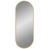 vidaXL Wall Mirror Gold 50x20 cm Oval