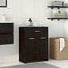 vidaXL Bathroom Cabinet Black Oak 60 x 33 x 80 cm Engineered Wood