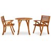 vidaXL 5 Piece Garden Dining Set 85x85 cm Solid Acacia Wood
