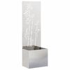 vidaXL Garden Privacy Screen Sliver 50 x 32 x 150 cm Stainless steel