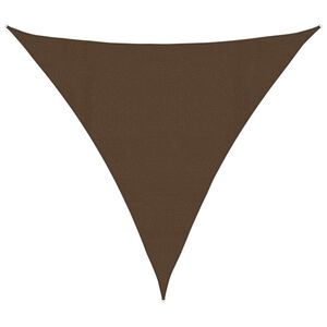 vidaXL Sunshade Sail 160 g/m&sup2; Brown 4.5x4.5x4.5 m HDPE