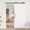vidaXL Sliding Door ORKDAL White 86 x 198.5 cm Solid Pine Wood