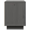 vidaXL Bedside Cabinet Grey 40x30x40 cm Solid Wood Pine
