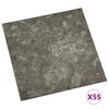 vidaXL Flooring Planks 55 pcs Grey 5.11 m&sup2; PVC