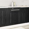 vidaXL Kitchen Cabinet Kalmar Black Oak 60 x 1.5 x 67 cm