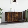 vidaXL Sideboard Smoked Oak 100x36x60 cm Engineered Wood