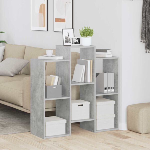 vidaXL Sideboard Concrete Grey 90 x 30 x 90 cm