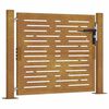 vidaXL Garden Gate 100x100 cm Corten Steel Square Design