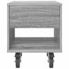 vidaXL Bedside Table Grey Sonoma 40.5 x 40 x 48 cm Engineered Wood