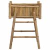 vidaXL Garden Planter with Holder Natural 50 x 38 x 74 cm Bamboo
