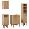 vidaXL 4 Piece Bathroom Furniture Set OTTA Solid Wood Pine