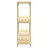 vidaXL Flower Rack 101x23x79 cm Solid Wood Pine