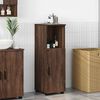 vidaXL Bathroom Cabinet with Storage Brown Oak 30 x 35 x 95 cm