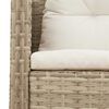 vidaXL Garden Sofa Set 6 pcs Beige and cream Poly Rattan