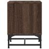 vidaXL Bedside Cabinets with Glass Doors 2 pcs Brown Oak 35x37x50 cm