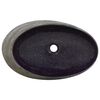 vidaXL Countertop Basin Purple and Grey Oval 59x40x14 cm Ceramic