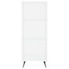 vidaXL Highboard White 34.5x32.5x180 cm Engineered Wood