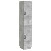 vidaXL Cabinet Set 2 pcs Concrete Grey Engineered Wood