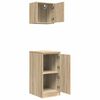 vidaXL Garage Cabinets 2 pcs Sonoma Oak Engineered Wood