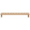 vidaXL Wall Hanging Rack Natural 62 x 10 x 12.5 cm Solid Walnut Wood
