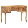 vidaXL Desk 115x45x75 cm Solid Mango Wood