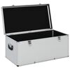 vidaXL Storage Cases 3 pcs Silver Aluminium