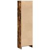 vidaXL Bookcase Smoked Oak 40x24x143 cm Engineered Wood