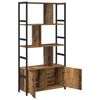 vidaXL Bookshelf Old wood 80 x 30 x 155.5 cm Engineered Wood