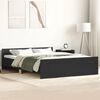 vidaXL Bed Frame without Mattress Black 120x190 cm