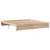 vidaXL Bed Frame without Mattress 200x200 cm Solid Wood Pine