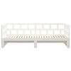 vidaXL Pull-out Day Bed without Mattress White 2x(90x190) cm