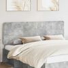 vidaXL Headboard Concrete Grey 200 cm Engineered wood