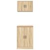 vidaXL Garage Cabinets 2 pcs Sonoma Oak Engineered Wood
