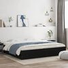 vidaXL Bed Frame with Drawers without Mattress Black 200x200 cm