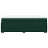 vidaXL Box Spring Bed with Mattress Dark Green 120x200 cm Velvet