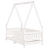 vidaXL Kids Bed Frame White 70x140 cm Solid Wood Pine
