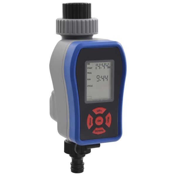 vidaXL Digital Water Timer with Single Outlet and Rain Sensor