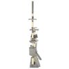 vidaXL Cat Tree with Sisal Scratching Posts 230-250 cm Grey