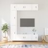 vidaXL 7 Piece TV Cabinet Set White Engineered Wood