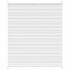 vidaXL Plisse Blind 100x125cm White Pleated Blind