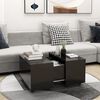vidaXL Coffee Table High Gloss Black 60x60x38 cm Engineered Wood