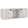vidaXLTV Cabinet Concrete 88.5x27.5x30.5 cm Engineered Wood