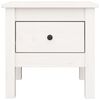 vidaXL Side Tables 2 pcs White 40x40x39 cm Solid Wood Pine