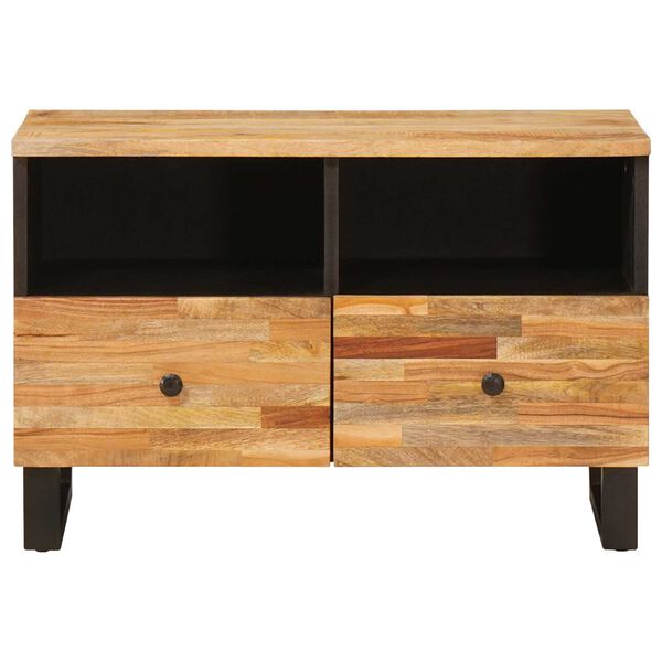 vidaXL TV Cabinet Brown 70 x 33.5 x 46 cm Solid Mango Wood